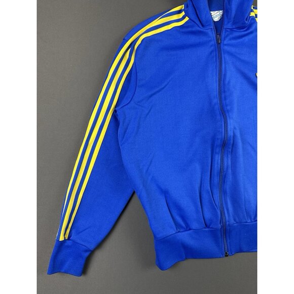Rare Vintage 80s 90s Adidas Trefoil Full Zip Jacket 3 Stripes Hype Streetwear - Picture 4 of 10